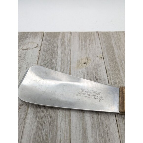 Vintage Vernco #2 Stainless Steel Ice Cream Spade Scoop Wood Handle 9 1/2" Japan - Picture 2 of 9